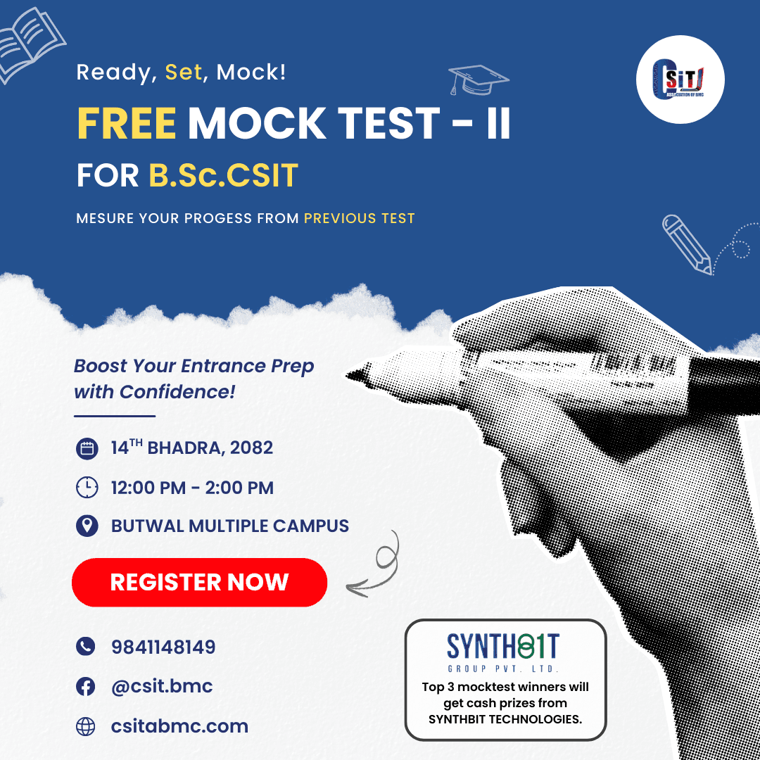 CSIT Entrance Mock Test II (2025)