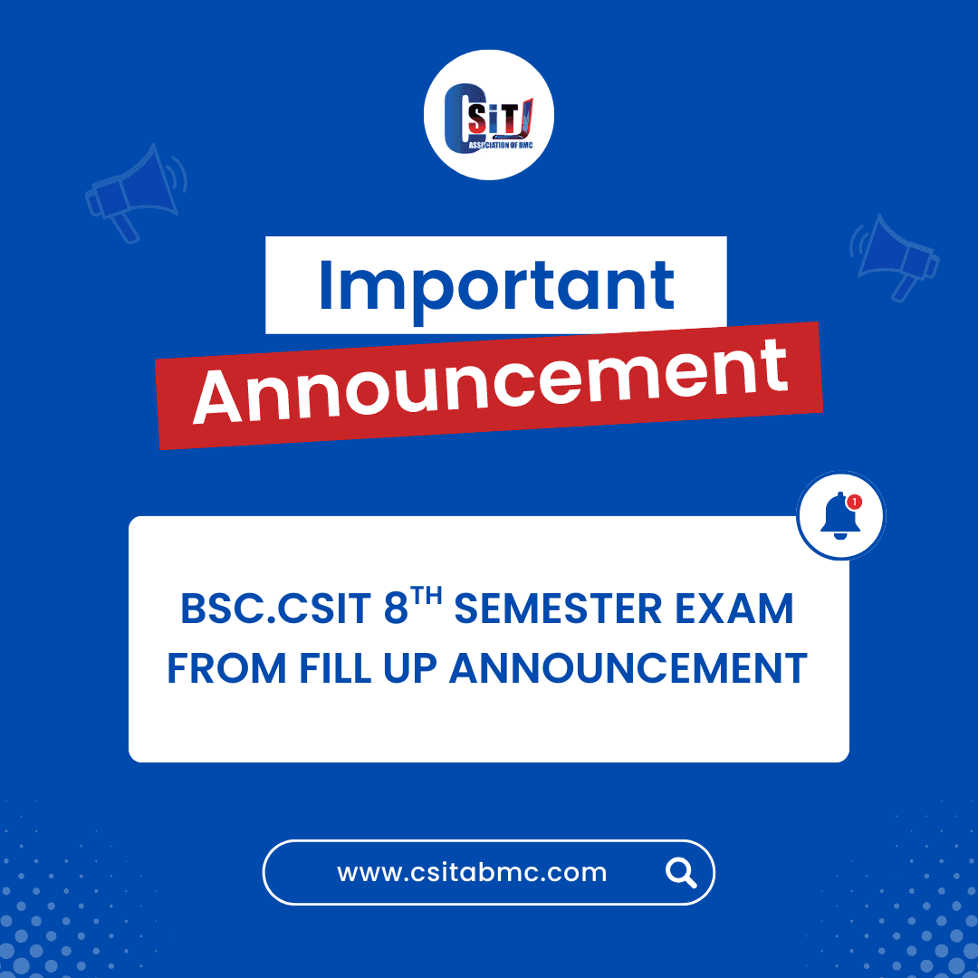 8thsem Exam Form Fillup Announcement